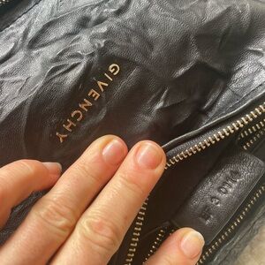 Givenchy Black Leather Shoulder Bag